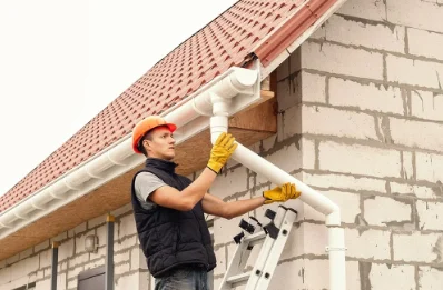 Pose et remplacement de gouttières à Loupershouse